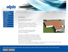 Tablet Screenshot of alpin-production.de